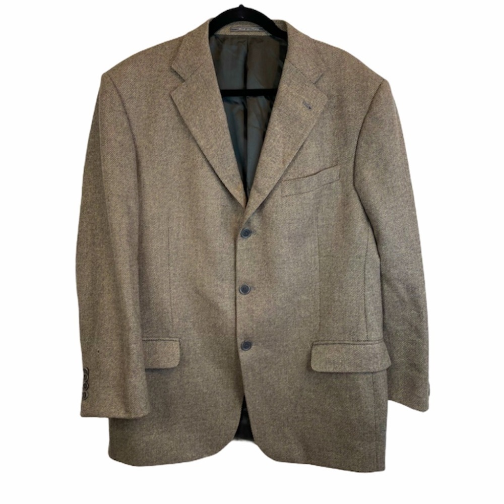 Ermenegildo Zegna Wool Cashmere Blazer Coat 42R